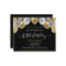 Glitter Balloons 80th Birthday Party Invitation