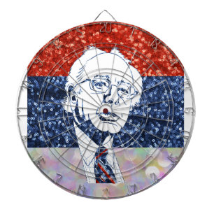 glitter bernie sanders dartboard