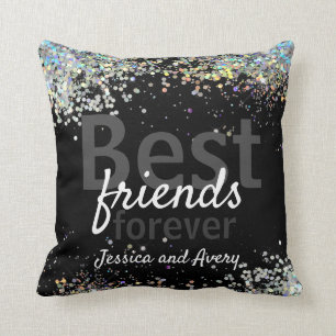 Glitter Best Friends Forever Cushion