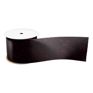 Glitter Black and Wine Satin Ribbon