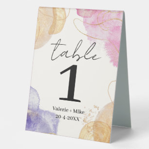 Glitter Black Calligraphy Table Numbers Wedding