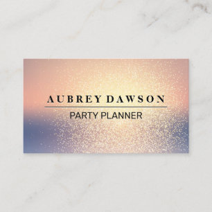 Glitter Blend Background Business Card