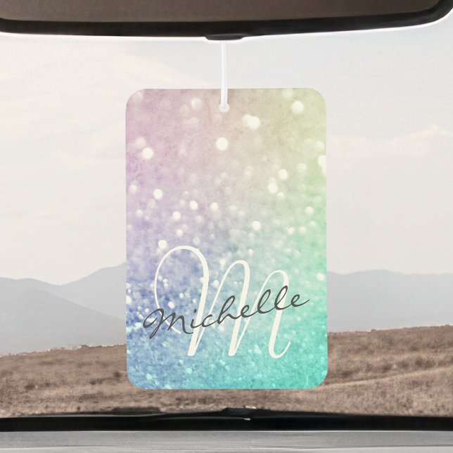 Glitter Bokeh Glamourous Elegant Car Air Freshener (Creator Uploaded)