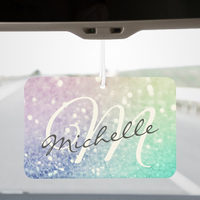 Glitter Bokeh Glamourous Elegant Car Air Freshener (Creator Uploaded)