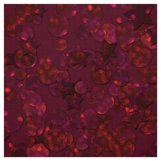 Glitter bokeh sparkle print fabric (Swatch)