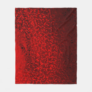 Glitter bokeh sparkle print fleece blanket