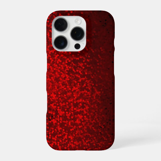 Glitter bokeh sparkle print iPhone case (Back)