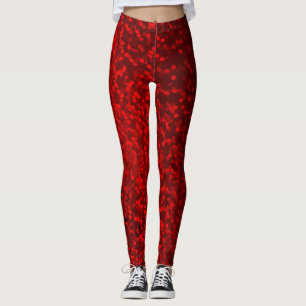 Glitter bokeh sparkle print leggings
