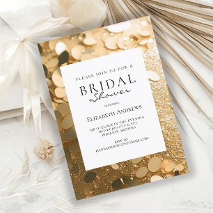Glitter Bridal Shower Invitation