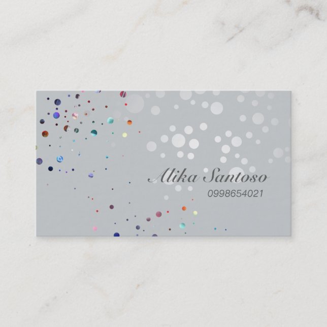 Glitter Business Card (Front)