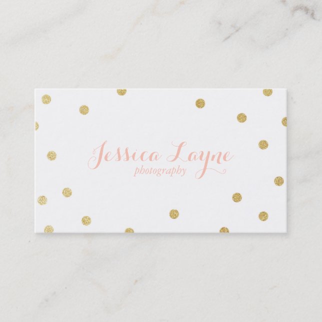 Glitter Business Cards (Front)