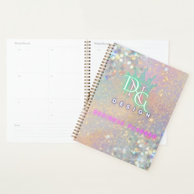 GLITTER BUSINESS PLANNER COVER  (Display)