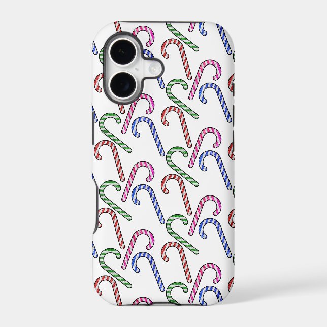 Glitter Candy Cane Pattern (Back)