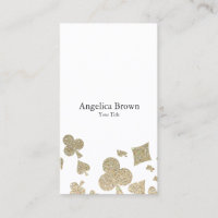 Glitter Casino Business Card