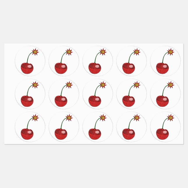 Glitter Cherry Bomb (Sheet)