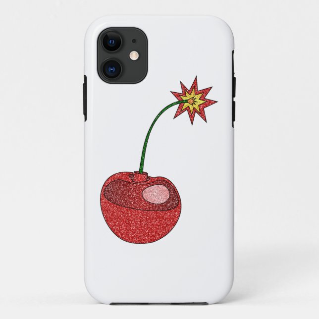Glitter Cherry Bomb Case-Mate iPhone Case (Back)