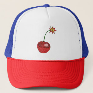 Glitter Cherry Bomb Trucker Hat