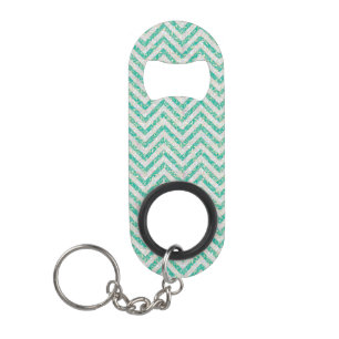 Glitter chevron bottle opener