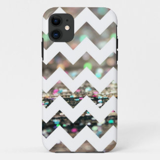 Glitter Chevron Pattern iPhone Case