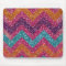 Glitter Chevron Pink Purple Orange Teal