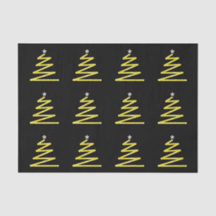 Glitter Christmas tree Tissue Paper