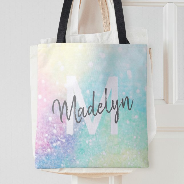 Glitter Colourful Glamourous Pretty Pattern Tote Bag (Creator Uploaded)