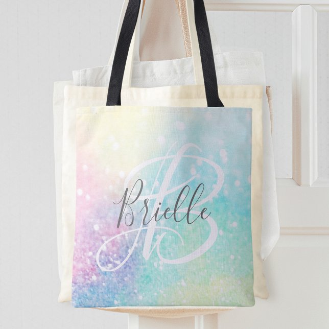 Glitter Colourful Glamourous Pretty Pattern Tote Bag (Creator Uploaded)