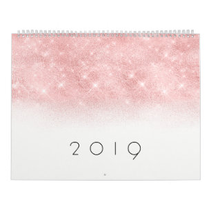 Glitter Colours of The Year 2019 Calendar