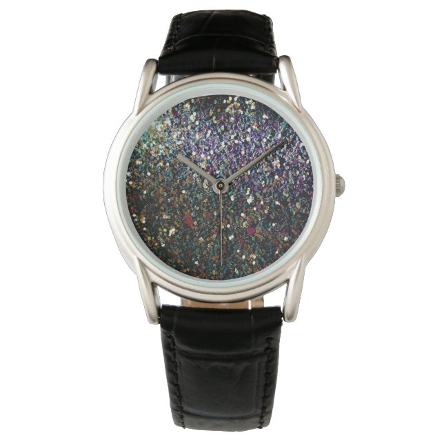 Glitter comet & stars watch (Front)