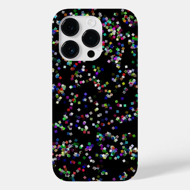 Glitter Confetti Phone Case (Back)