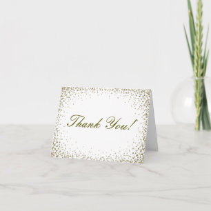 Glitter Confetti Thank You Card