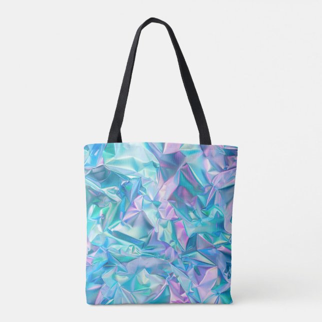 Glitter Crumpled Tote Bag (Back)