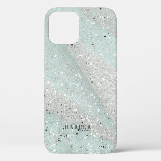  Glitter Custom Name  Case-Mate iPhone Case (Back)