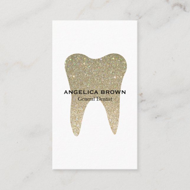 Glitter Dental Business Card (Front)