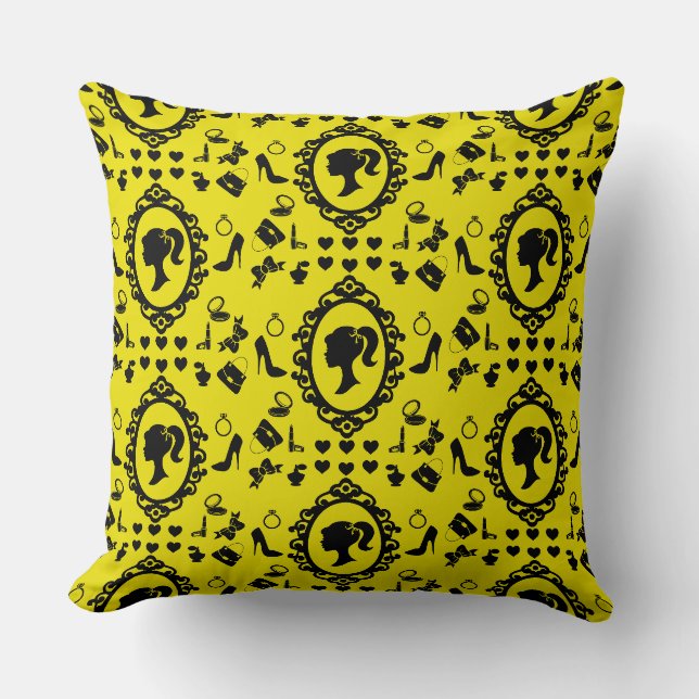 Glitter Doll Birthday Glam Fashion  Cushion (Front)