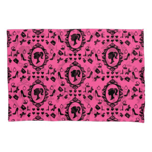 Glitter Doll Birthday Pink Glam Fashion  Pillowcase