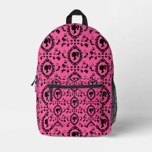 Glitter Doll Birthday Pink Glam Fashion Printed Backpack