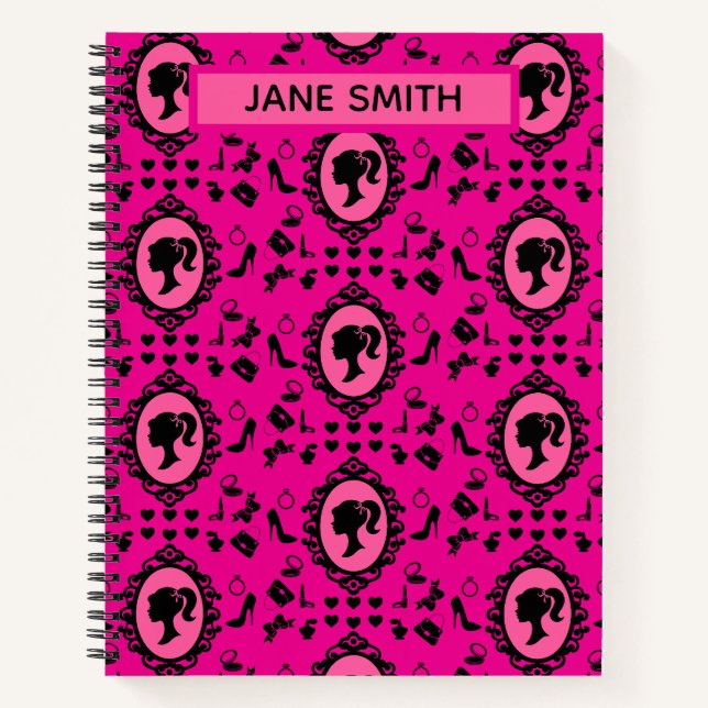 Glitter Doll Notebook (Front)