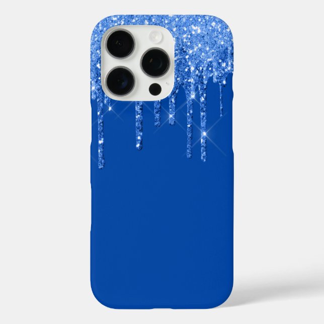 Glitter Drip iPhone 16 Pro Case (Back)