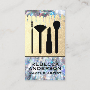 Glitter Drip Make up Kit Business Card