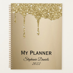 Glitter Dripping Paint  Planner