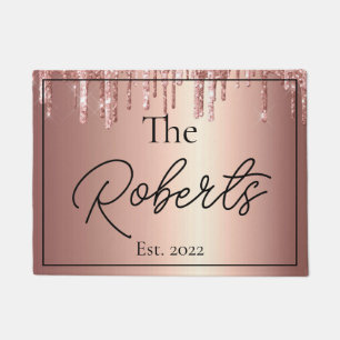 Glitter Drips Housewarming New Home Welcome Doormat