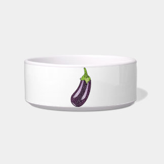 Glitter Eggplant Bowl
