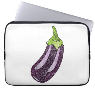 Glitter Eggplant Laptop Sleeve