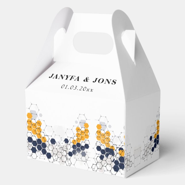 glitter  eligine favour box (Front)