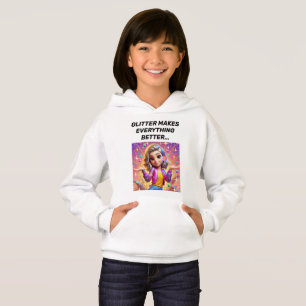 Glitter Explosion Sassy Hoodie Design.