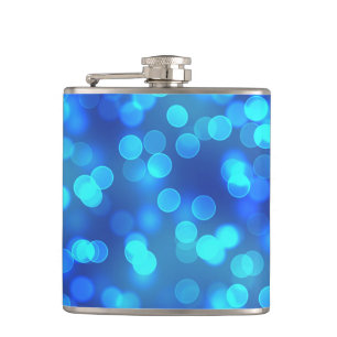 Glitter Faux Foil Confetti Hip Flask