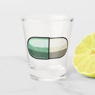 Glitter Fluoxetine Shot Glass