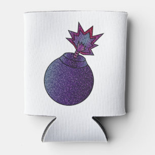 Glitter Galaxy Bomb Can Cooler