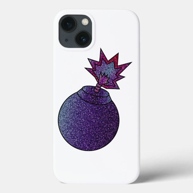 Glitter Galaxy Bomb Case-Mate iPhone Case (Back)